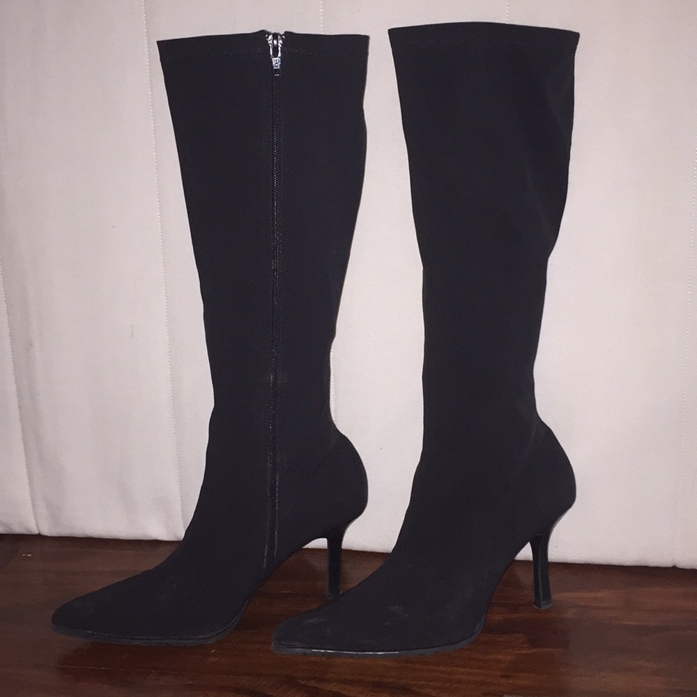 Amanda Smith Sexy Black High Heel Boot